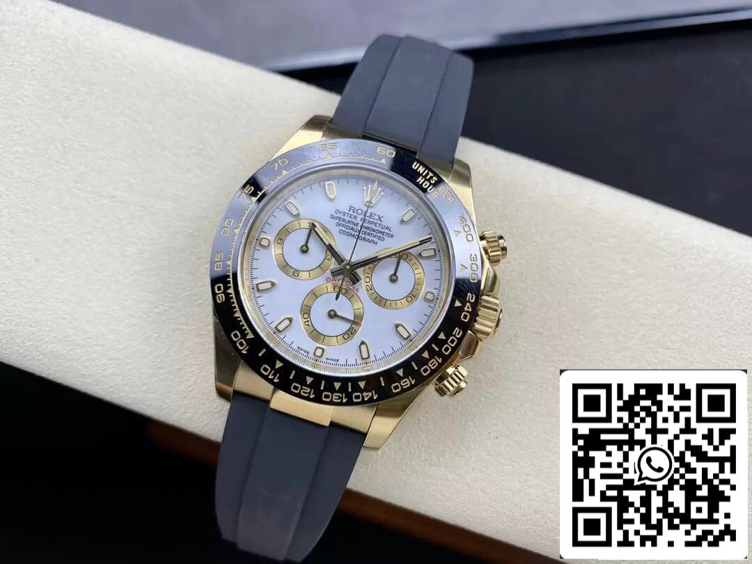 Rolex Cosmograph Daytona M116518LN-0041 1:1 Mejor edición Clean Factory esfera blanca