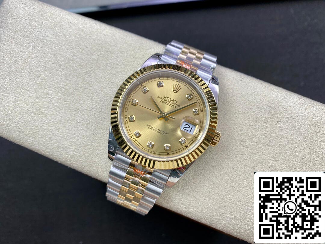 Rolex Datejust M126333-0012 1:1 Mejor Edición GM Factory Oro Amarillo