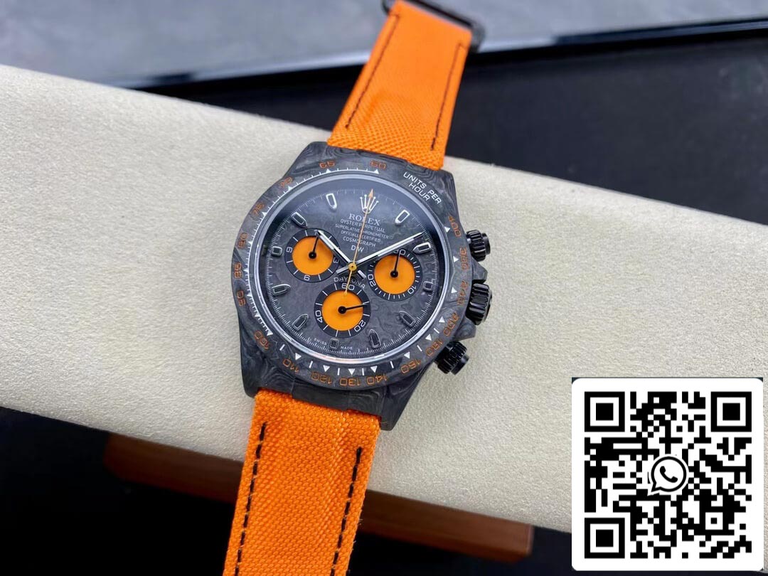 Rolex Daytona Cosmograph Diw Custom Version 1:1 Best Edition Noob Factory Orange Strap