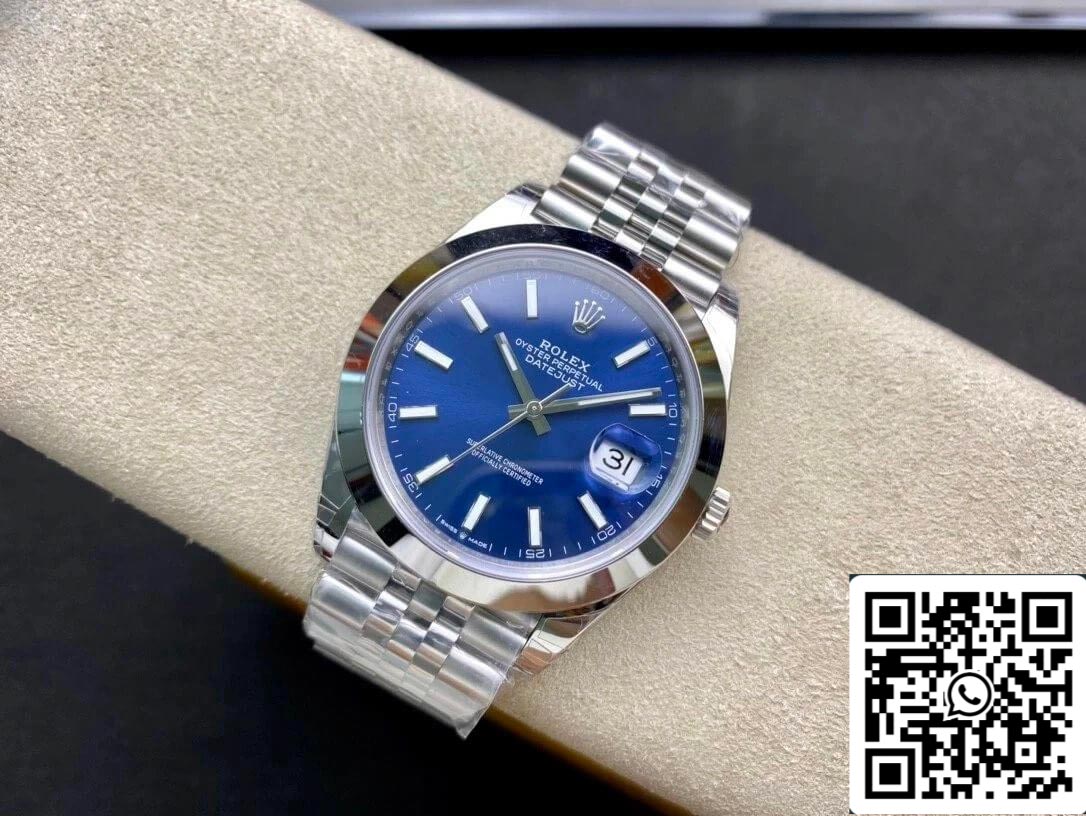 Rolex Datejust M126300-0002 41MM 1:1 Mejor edición VS esfera azul de fábrica