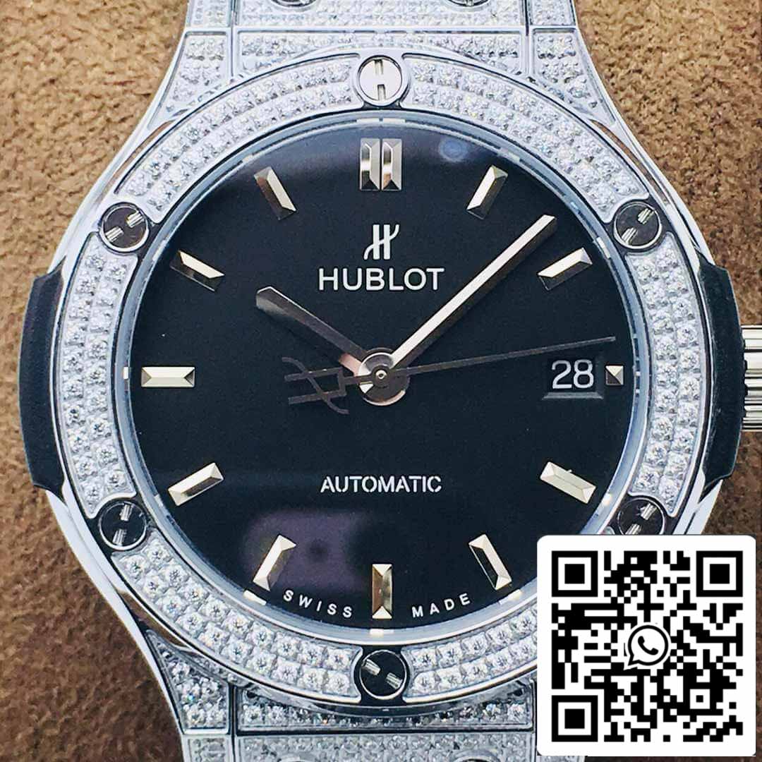 Hublot Classic Fusion 38MM 1:1 Mejor edición HB Factory esfera negra