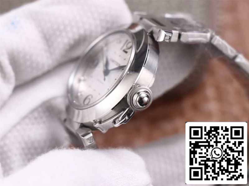 Cartier Pasha W31073M7 1:1 Best Edition V9 Factory quadrante argento svizzero Cal.049