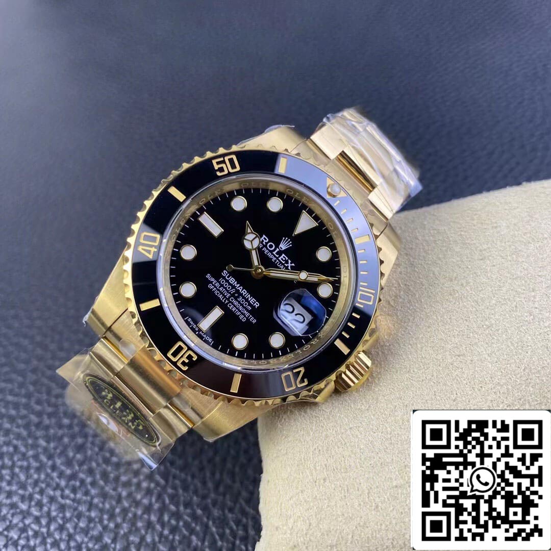 Rolex Submariner 116618LN-97208 1:1 Mejor edición Clean Factory esfera negra