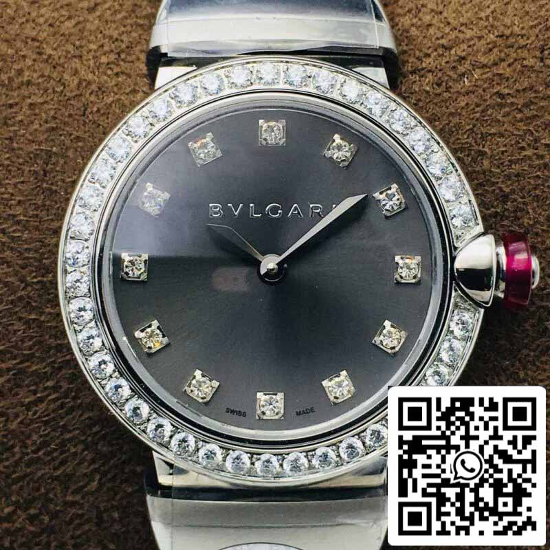 Bulgari LVCEA 1:1 Best Edition BV Factory quadrante grigio diamante