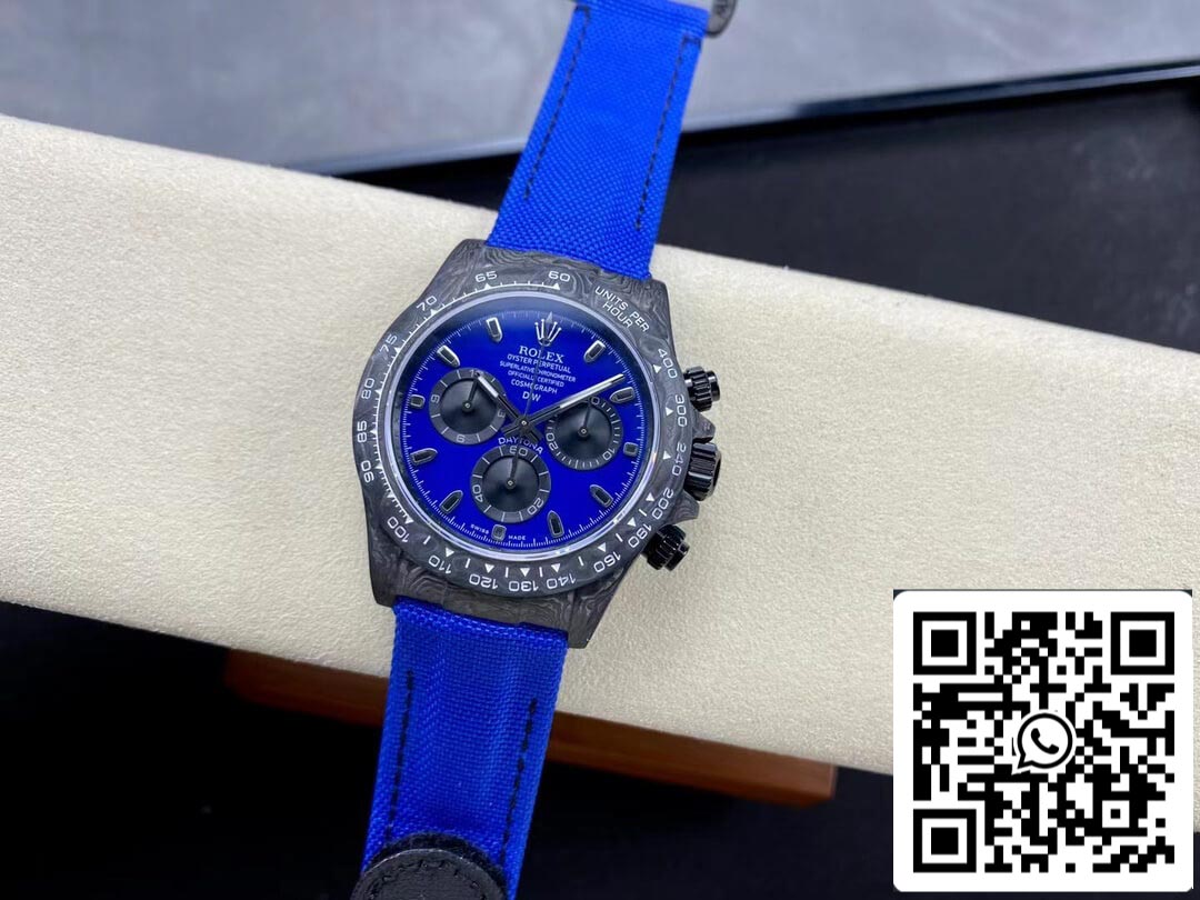 Rolex Daytona Cosmograph Diw Versione personalizzata 1:1 Best Edition Noob Factory Quadrante blu