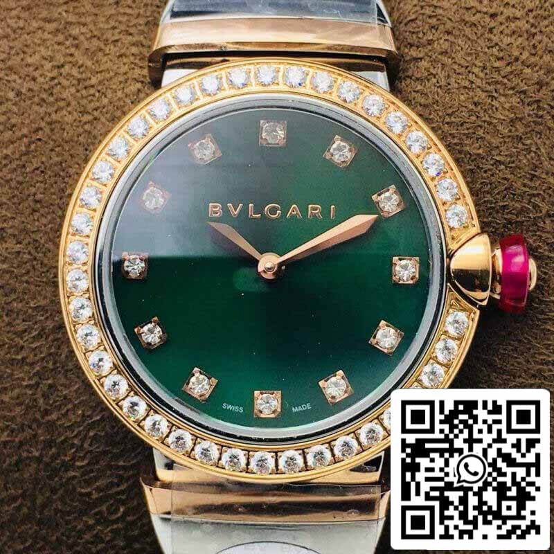 Bvlgari LVCEA 1:1 Best Edition BV Factory Diamond-set Green Dial