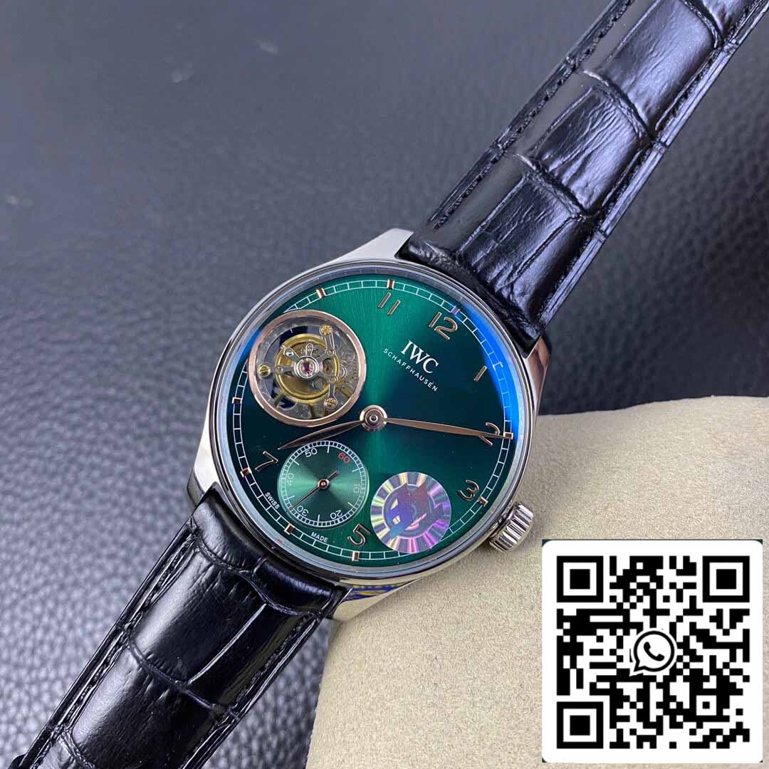 IWC Portuguese Tourbillon 1:1 Best Edition ZF Factory Green Dial