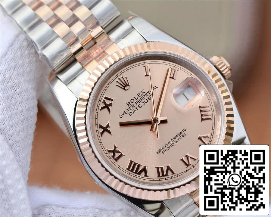 Rolex Datejust 116231 36MM 1:1 Mejor edición GM Factory esfera rosa