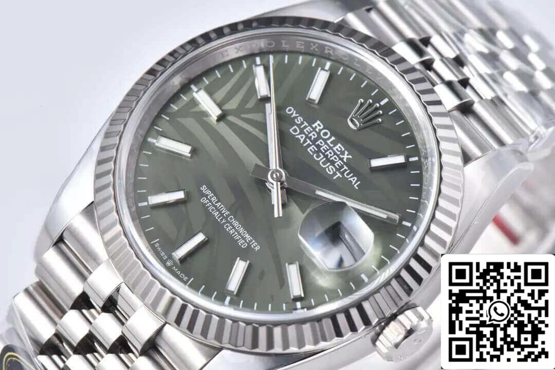 Rolex Datejust M126234-0047 36MM 1:1 Best Edition Quadrante verde fabbrica pulita