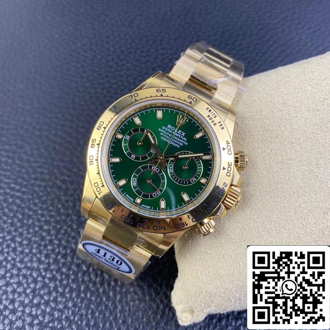 Rolex Cosmograph Daytona M116508-0013 1:1 Mejor edición Clean Factory esfera verde