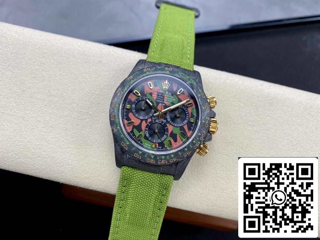 Cinturino verde Rolex Daytona Cosmograph Diw versione personalizzata 1: 1 Best Edition Noob Factory