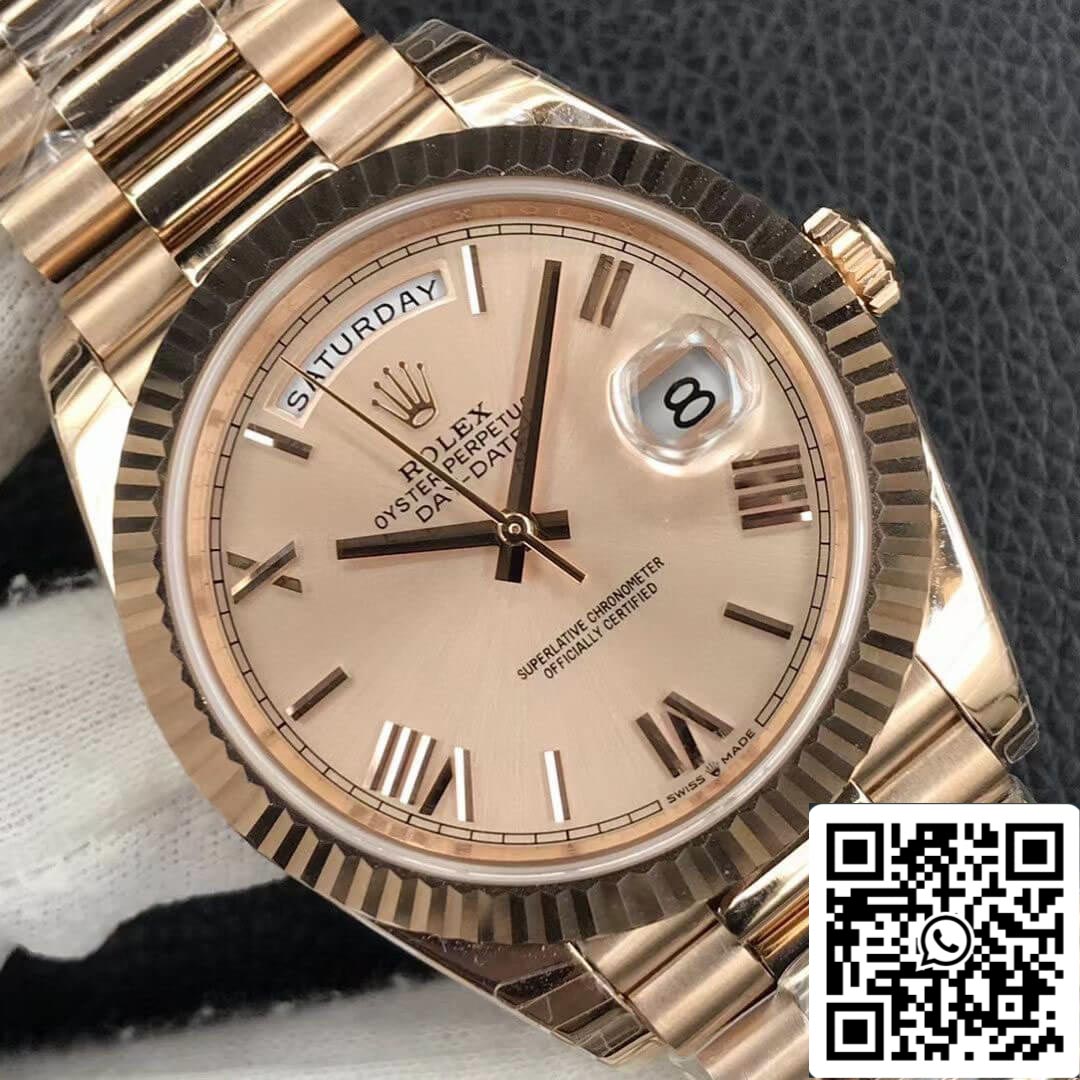 Rolex Day Date M228238-0006 1:1 Best Edition EW Factory Gold Dial