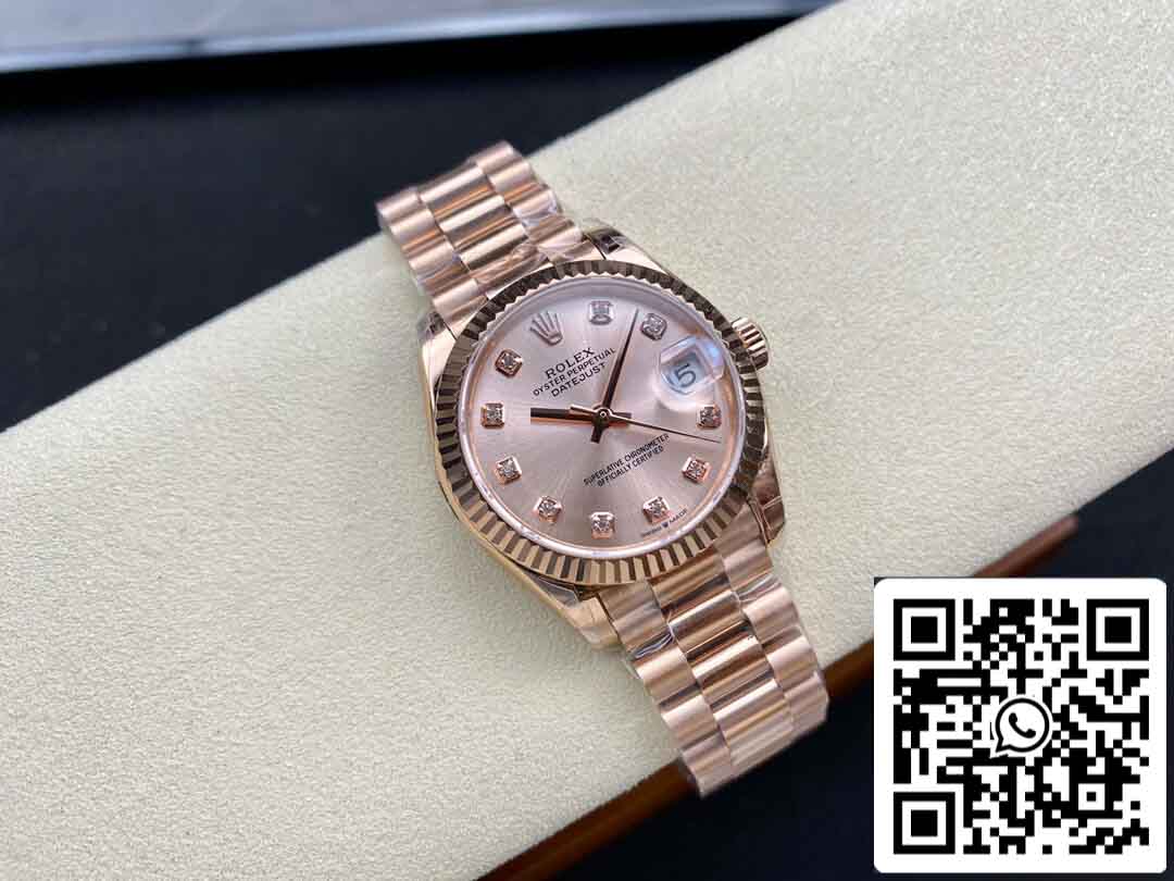 Rolex Datejust M278275-0031 31MM 1:1 Mejor edición GS Factory Oro rosa