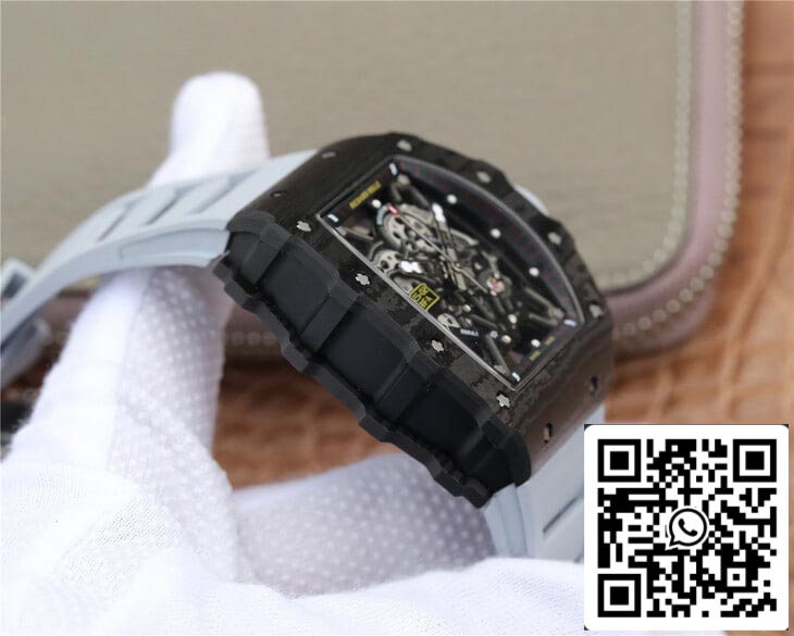 Richard Mille RM-035 KV Factory 1:1 Best Edition Fibra di carbonio nera