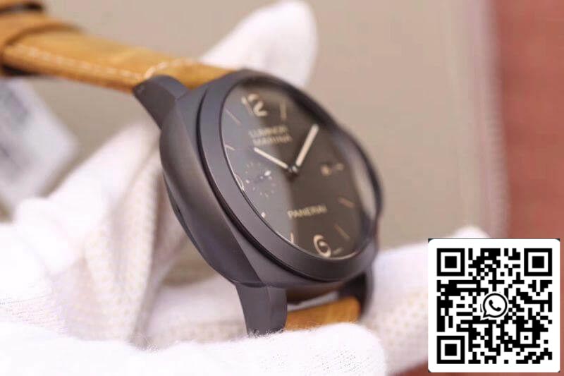 Panerai Luminor PAM386 VS Factory 1:1 Best Edition Swiss ETA P9000 Superlumed Gray Dial and Hands