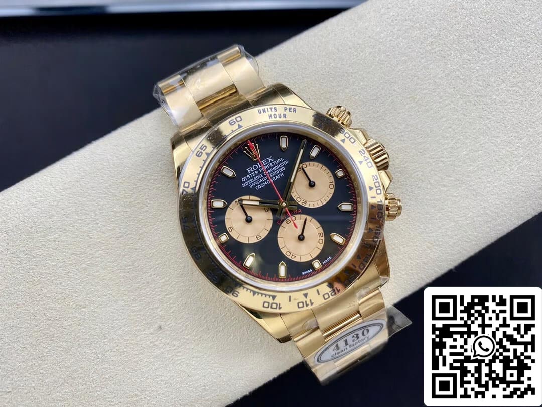 Rolex Cosmograph Daytona M116508-0009 1:1 Mejor edición Clean Factory esfera negra