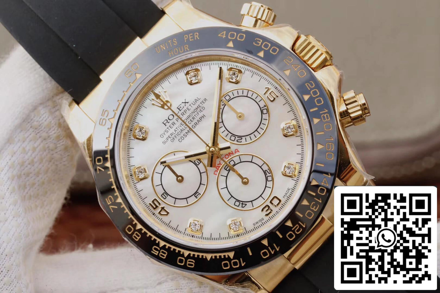 Rolex Daytona Cosmograph M116518ln-0037 1:1 Best Edition JH Factory V6 Yellow Gold Case