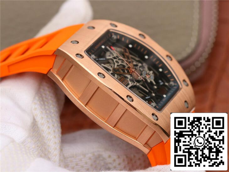 Cinturino arancione Richard Mille RM035 Americas KV Factory 1: 1 Best Edition