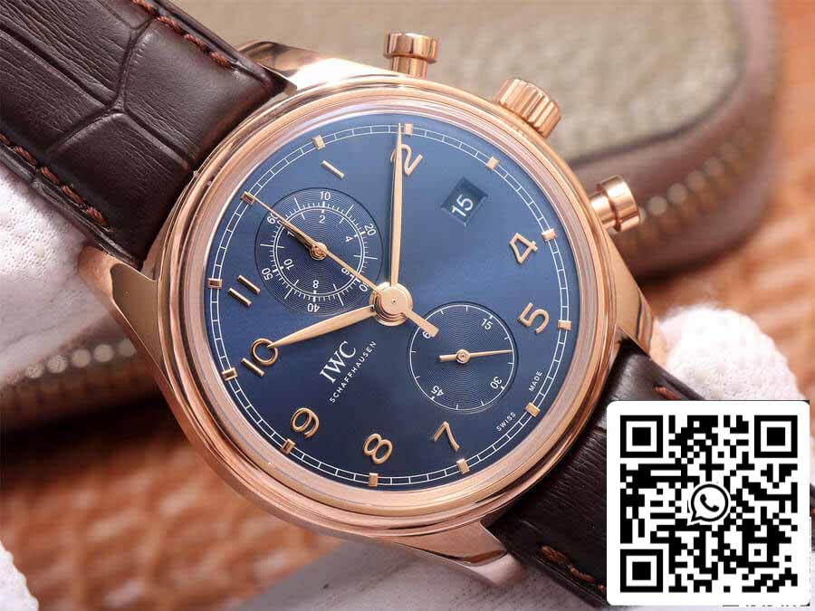 IWC Portugieser IW390305 1:1 Mejor edición ZF Factory esfera azul