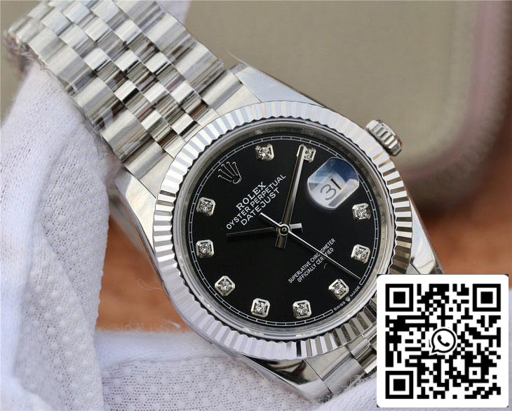 Rolex Datejust M126234-0027 1:1 Best Edition GM Factory quadrante nero