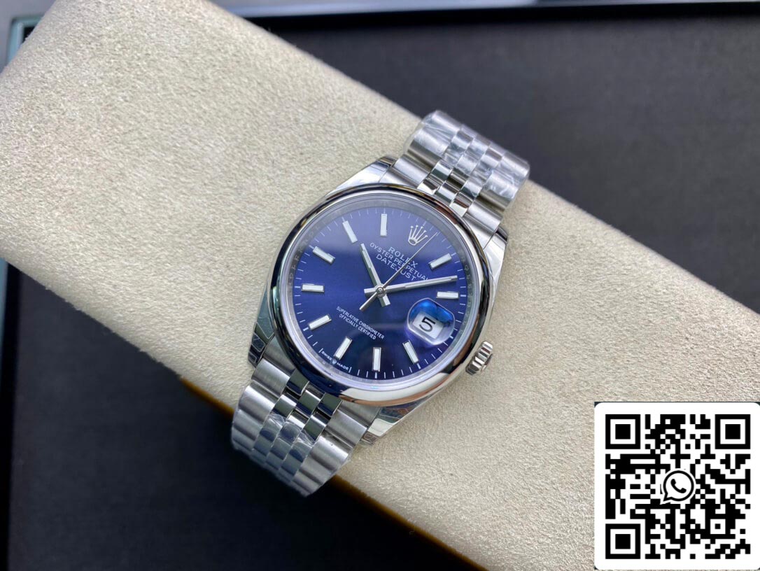 Rolex Datejust M126200-0006 1:1 Best Edition EW Factory Quadrante blu