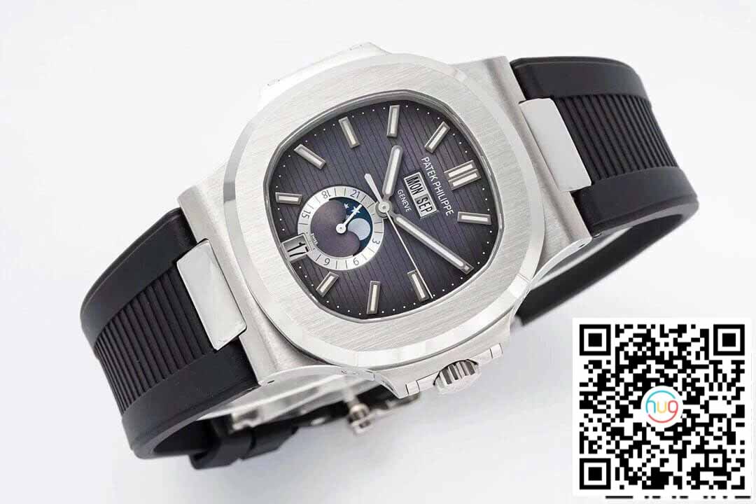 Patek Philippe Nautilus 5726A-001 Cinturino in caucciù di fabbrica PPF della migliore edizione 1: 1