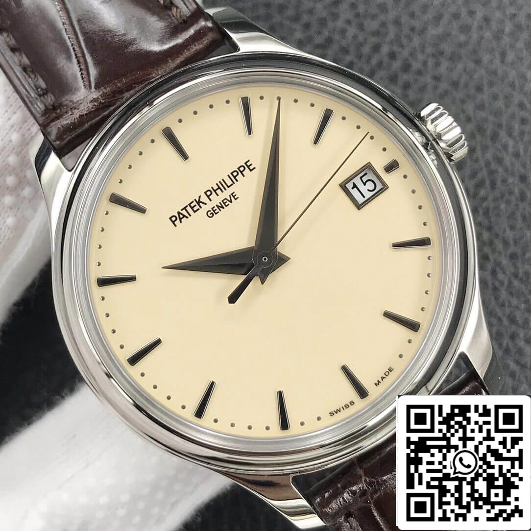 Patek Philippe Calatrava 5227G-001 1:1 Mejor edición 3K Correa de cuero de fábrica