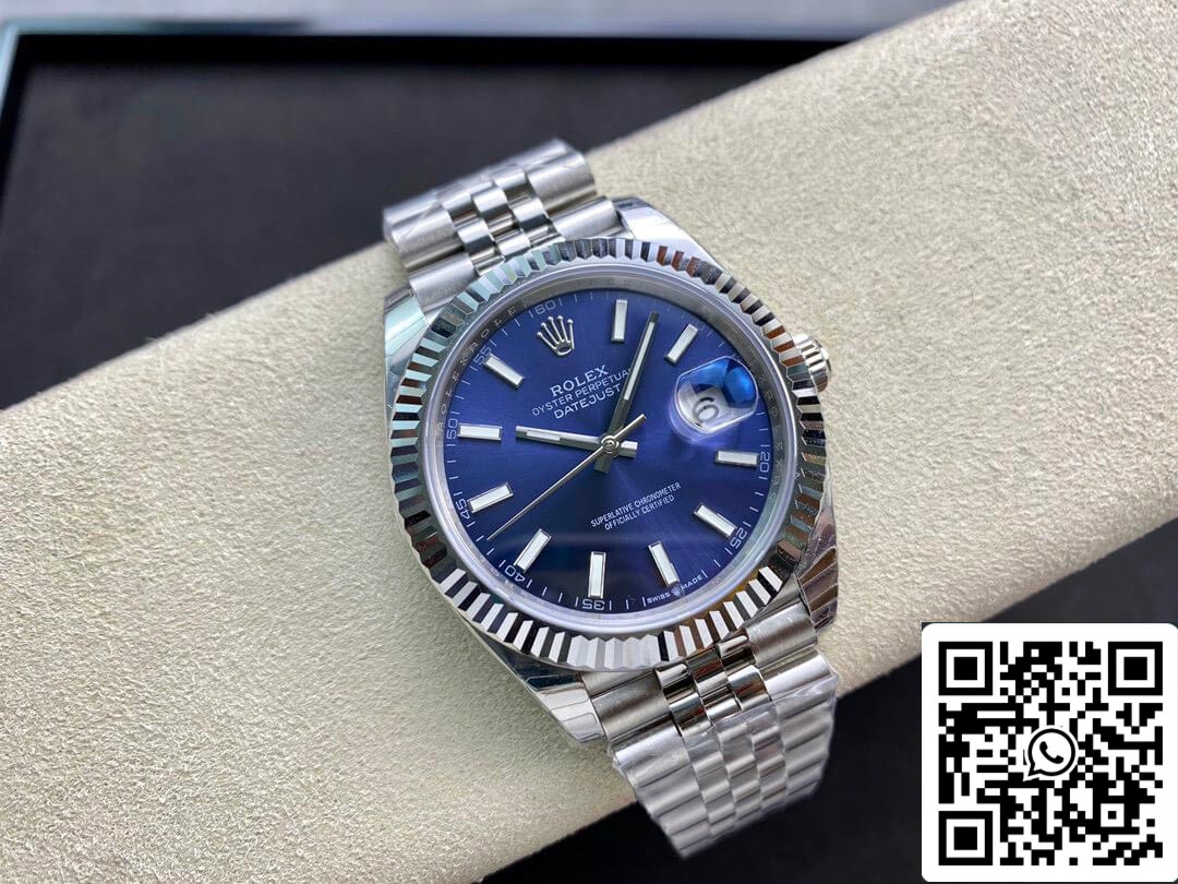 Rolex Datejust M126334-0002 1:1 Best Edition EW Factory Quadrante blu