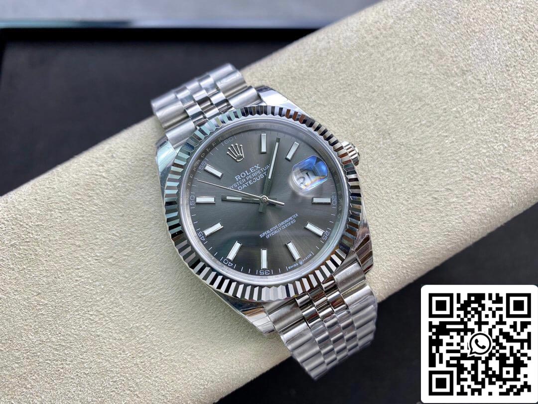 Rolex Datejust M126334-0014 1:1 Mejor Edición EW Factory Esfera Gris