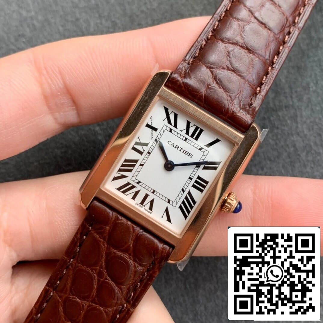 Cartier Tank W5200024 1:1 Best Edition K11 Factory Rose Gold