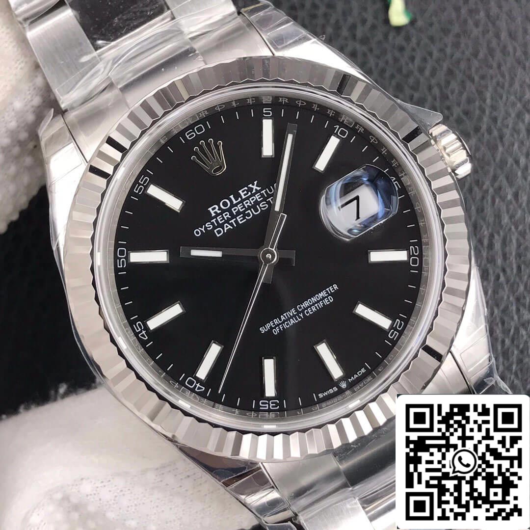 Rolex Datejust M126334-0017 1:1 Mejor edición VS Factory esfera negra