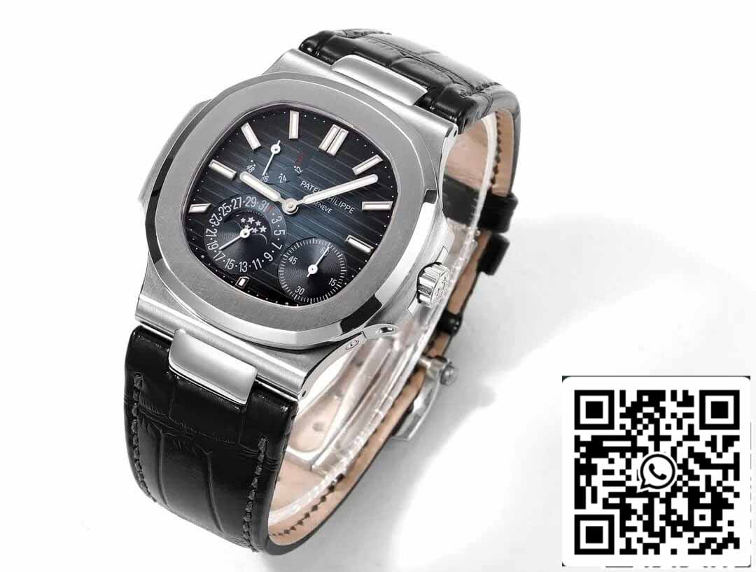 Patek Philippe Nautilus 5712 1:1 Mejor edición PPF Factory V2 Correa de cuero