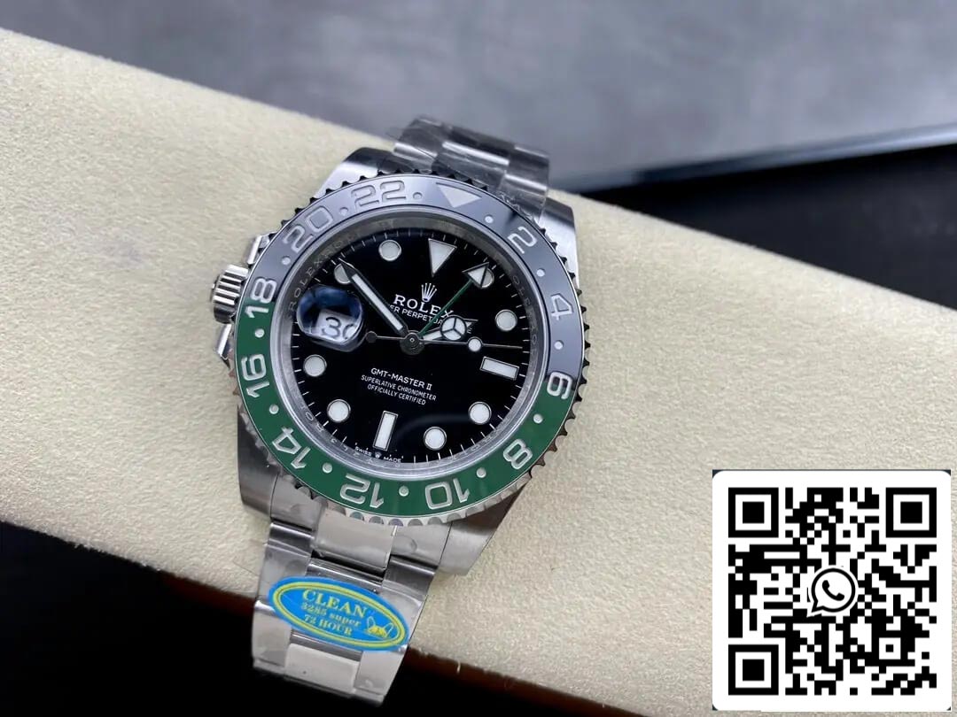 Rolex GMT Master II M126720VTNR-0001 Bisel de cerámica Oyster Strap Clean Factory V3