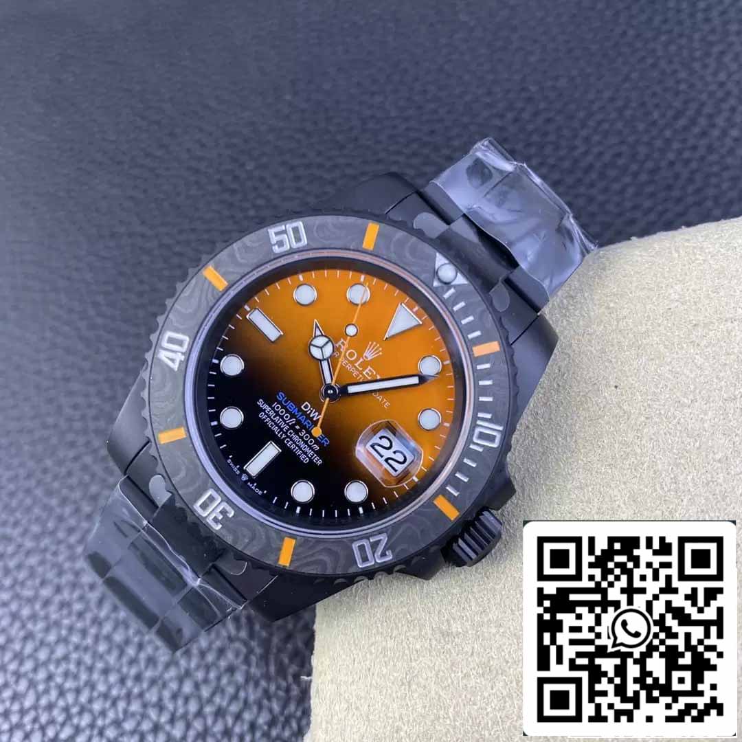 Rolex Submariner 1:1 Mejor Edición VS Factory Naranja Esfera Degradada