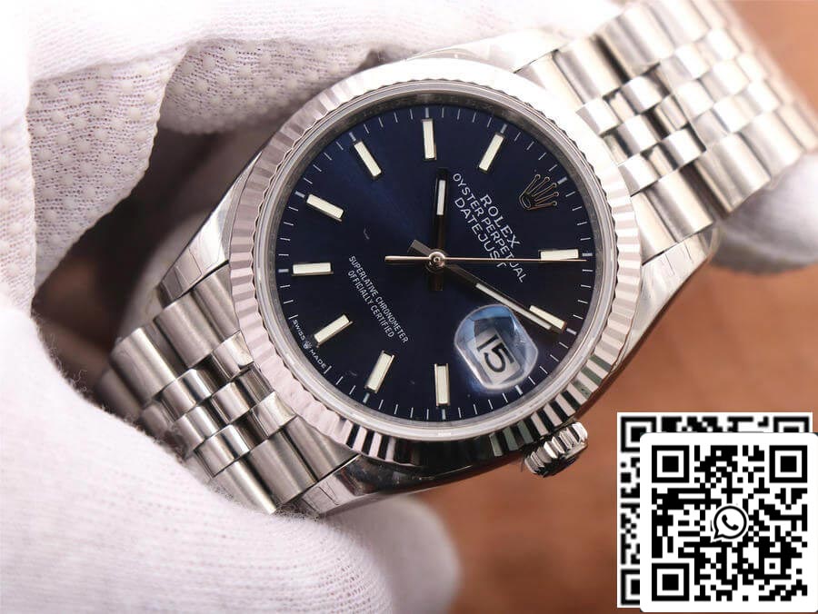 Rolex Datejust M126234-0017 1:1 Best Edition EW quadrante blu di fabbrica