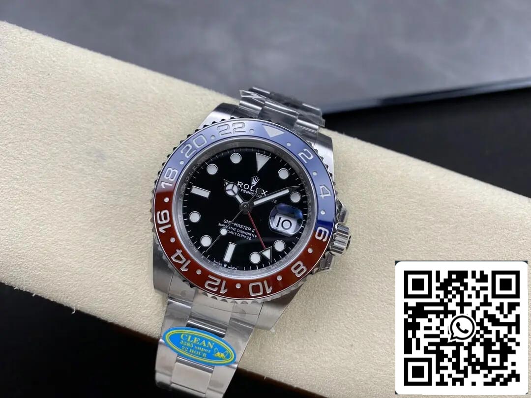 Rolex GMT Master II M126710BLRO-0002 1:1 Best Edition Clean Factory V3 Black Dial