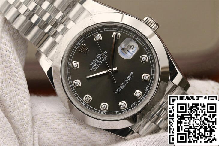 Rolex Datejust M126300 1:1 Mejor Edición EW Factory Esfera Gris