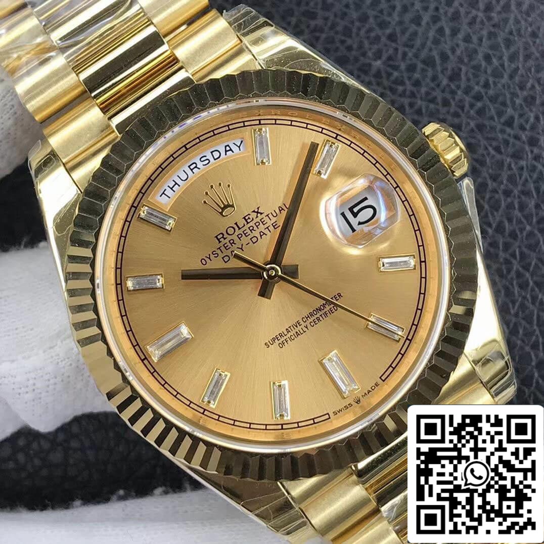 Rolex Day Date M228238-0005 1:1 Best Edition EW Factory Champagne Dial