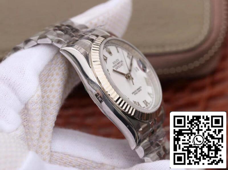 Rolex Datejust 116234 36mm AR Factory 1:1 Mejor edición suiza ETA3135 esfera blanca