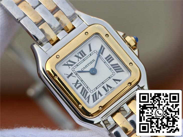 Panthere De Cartier W2PN0006 1:1 Mejor Edición 8848 Esfera Blanca de Fábrica