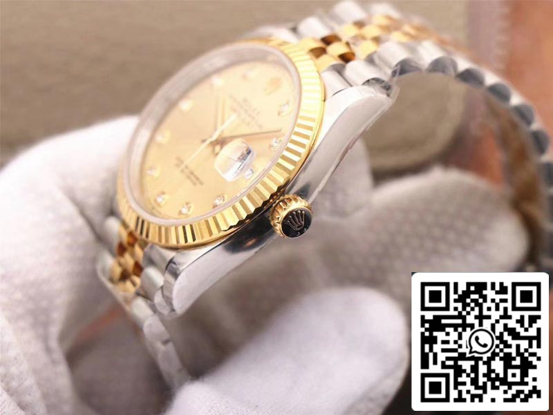 Rolex Datejust M126233-0017 1:1 Mejor edición EW Factory Champagne Dial Swiss ETA3235