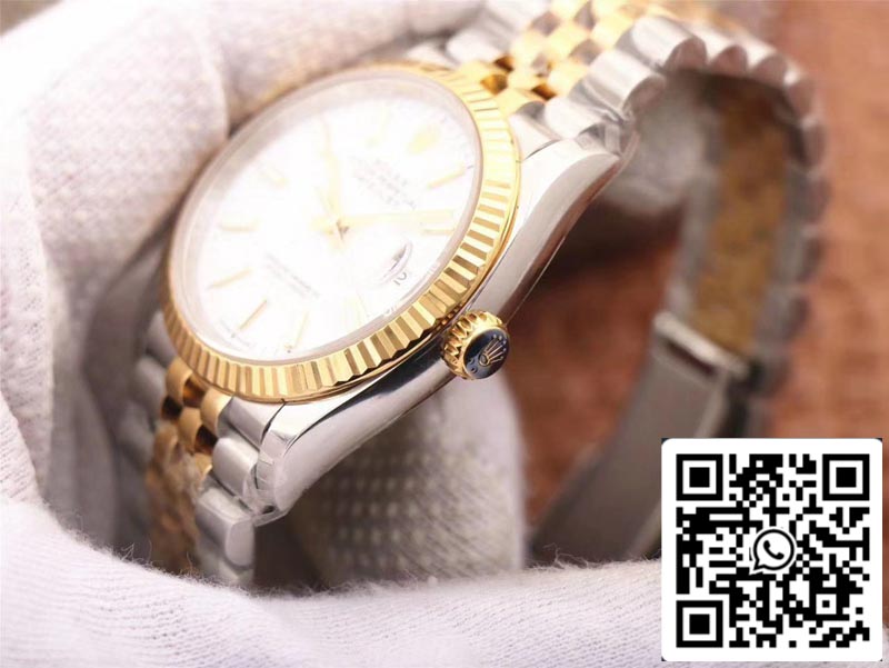 Rolex Datejust M126233-0019 1:1 Best Edition EW Factory quadrante bianco svizzero ETA3235