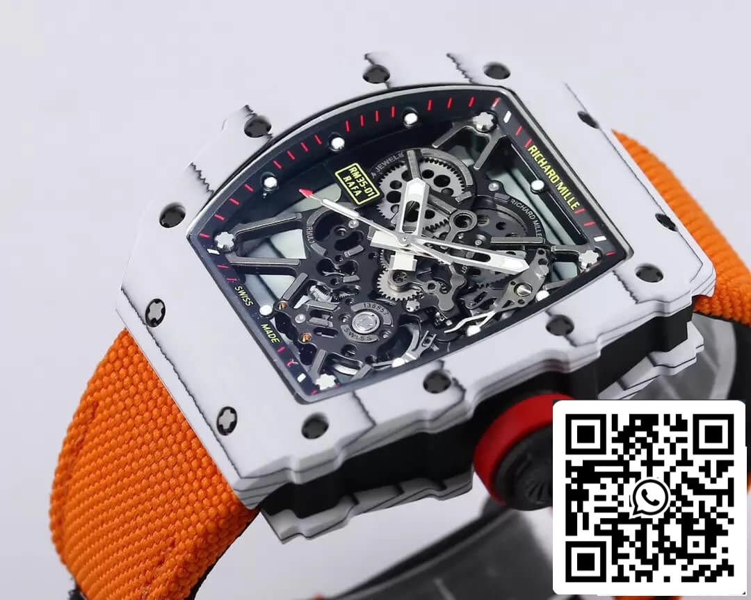 Richard Mille RM35-01 Cinturino arancione di fabbrica BBR in scala 1: 1 della migliore edizione