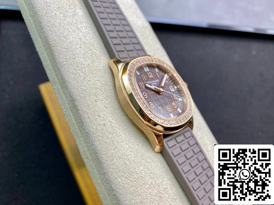 Patek Philippe Aquanaut 5067A Movimiento de cuarzo 1:1 Mejor edición PPF Caja de fábrica en oro rosa