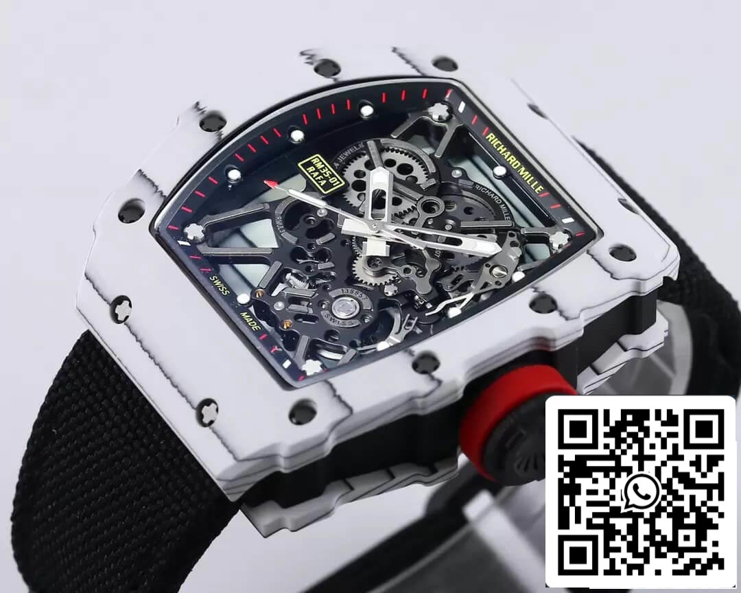 Richard Mille RM35-01 cinturino nero di fabbrica BBR in scala 1: 1 della migliore edizione