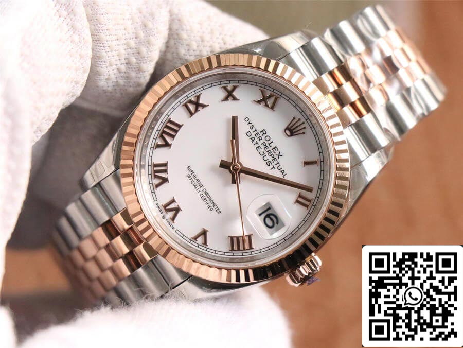 Rolex Datejust M126231-0015 1:1 Best Edition EW Factory White Dial