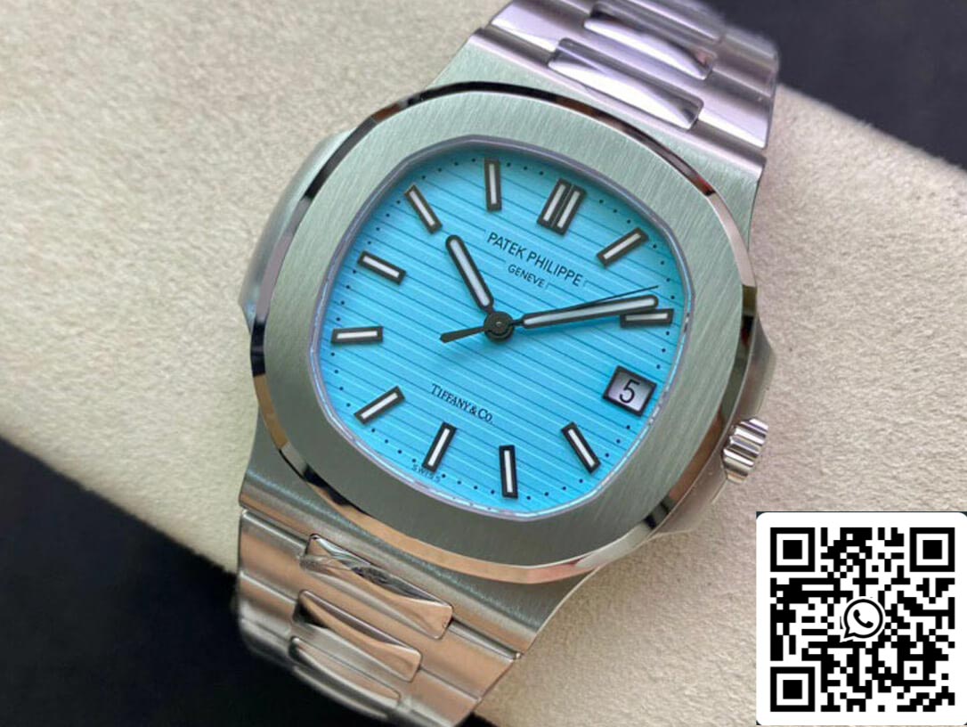 Patek Philippe Nautilus 5711/1A-018 170° Anniversario 1:1 Migliore Edizione PPF Fabbrica Tiffany Quadrante Blu