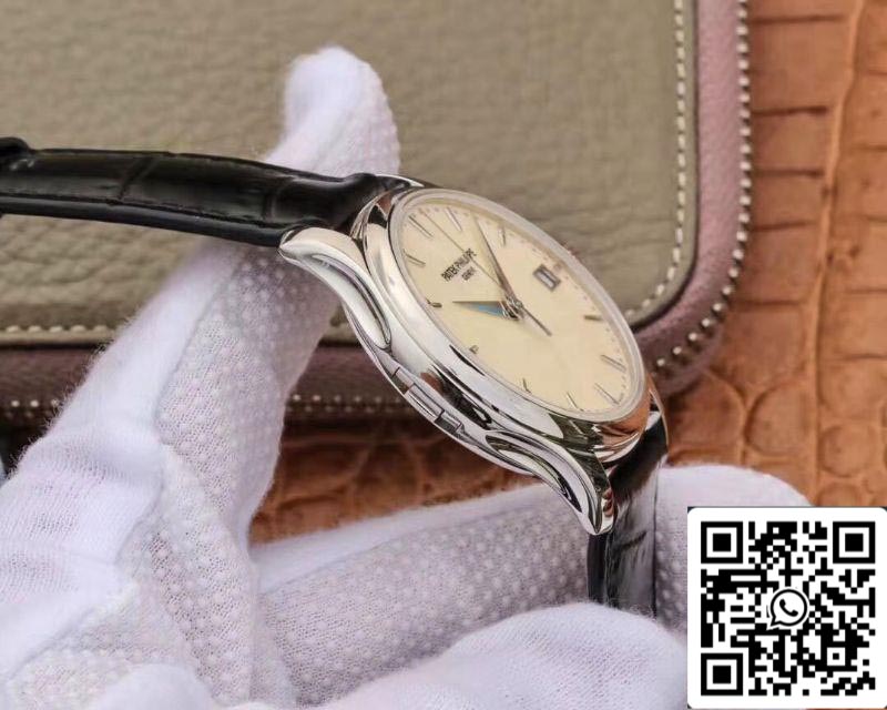 Patek Philippe Calatrava 5227 ZF Factory 1:1 Mejor Edición Esfera Blanca Swiss Cal.324 SC