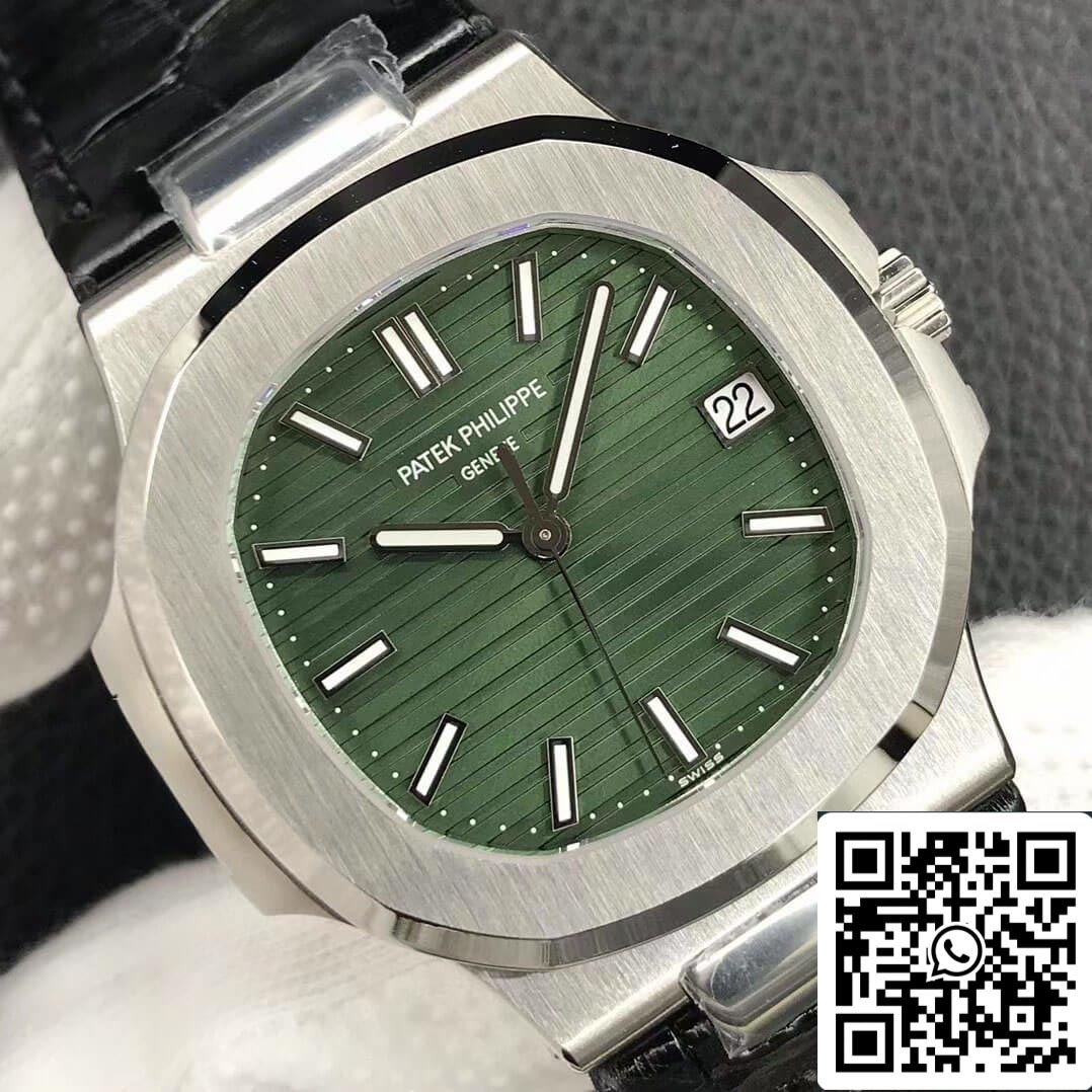 Patek Philippe Nautilus 5711/1A-014 1:1 Mejor Edición 3K Factory Esfera Verde Oliva