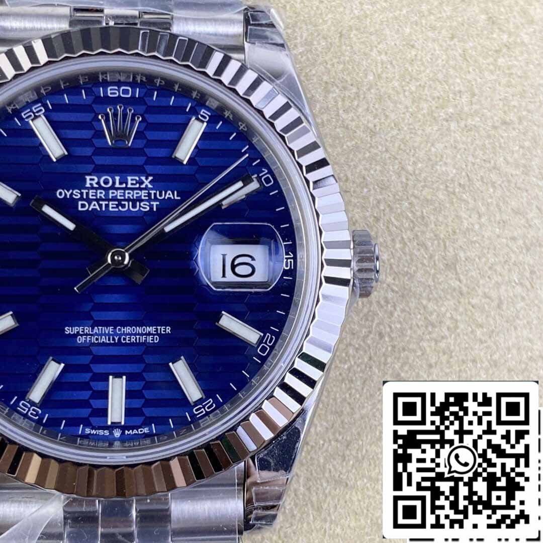 Rolex Datejust M126334-0032 41MM 1:1 Mejor edición VS Acero inoxidable de fábrica